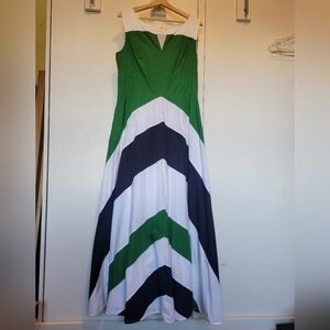 eshakti Colour Block Maxi Dress